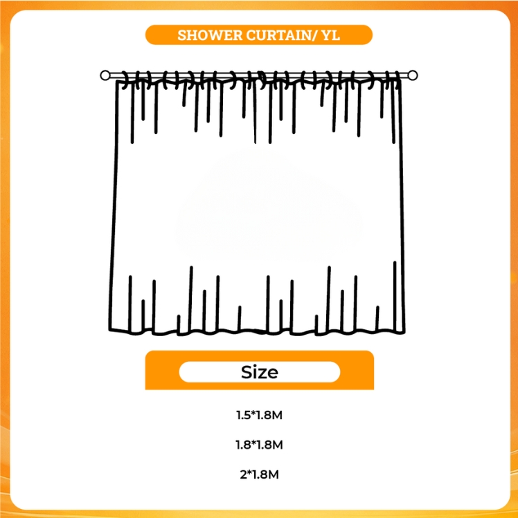 3D shower curtain 1 - Sentenced to Be a Hero Store