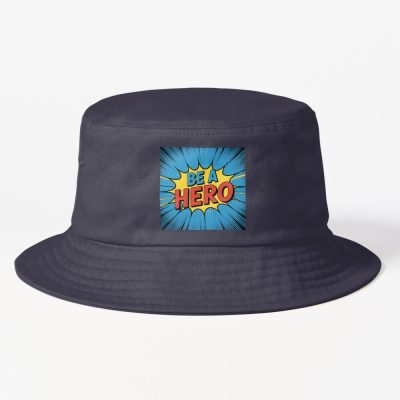 Be A Hero Even A Little One Cartoon Tee Bucket Hat