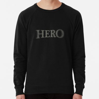 Hero English Text Sweatshirt
