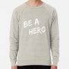 ssrcolightweight sweatshirtmensoatmeal heatherfrontsquare productx1000 bgf8f8f8 4 - Sentenced to Be a Hero Store