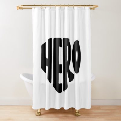 Hero Bassic Shower Curtain