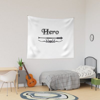 Hero Words Custom Tapestry